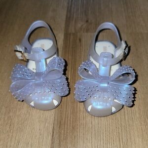 Mini Melissa size 6 toddler girl shoes